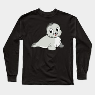 Cute and Adorable Seal Mammal Animal Long Sleeve T-Shirt